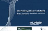 Email marketing como canal de venta directa y fidelización