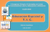 Educación especial y tic   alberto castellano - cled2010