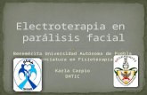Electroterapia en parálisis facial