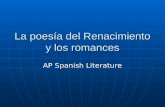 La poesía del_renacimiento_y_los_romances