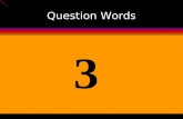 Question Words 3 - Practice