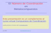 Chemistry, coordination number (spanish)