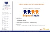 12 Informe de actividades - 29 de septiembre - Brigada Loyola