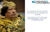 Análisis de Tendencias Web: La Muerte de Muammar Gaddafi