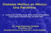 Diabetes Mellitus en México: Una pandemia