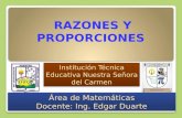 Edgar Duarte Razones y Proporciones