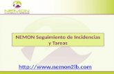 nemon2ib.com - Nemon Seguimiento de Incidencias y Tareas - Aplicaciones web en modelo SAAS