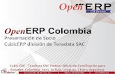 OpenERP Colombia - Presentación de Socio Cubic ERP Teradata SAS Partner CTP