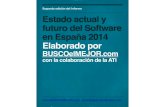Estado actual y futuro del Software en España 2014 Elaborado por BUSCOelMEJOR.com