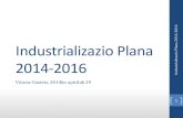 Plan de Industrialización - Industrializazio Plana (2014-2016)