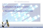 Estructura de Internet - Necesidades futuras y evolución
