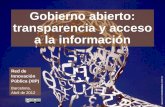 Transparencia y acceso a la información