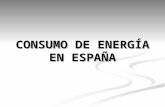 Consumo de energia en España