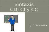 Sintaxis (CD, CI y CC)