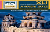 Invitacion Convencion ANADE 2012