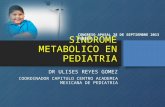Sindrome metabolico pediatria ULISES REYES GOMEZ 2013 PUEBLA APASAL