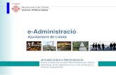 Seu electrònica a l'Ajuntament de Lleida