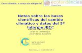 Notas sobre las bases científicas del cambio climático y datos del 5o informe. > Javier Martín-Vide