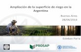 Ampliación de la Superficie de Riego en Argentina: Nuevas Áreas