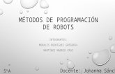 Métodos de programación de robots