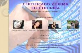 Certificado y firma electrónica Eje temático No. 3