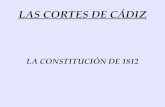 Las Cortes De Cádiz y la Constitución de 1812
