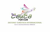 Sector turismo en el Cauca