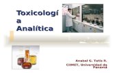 Clase 3 tema 3 toxicología analítica