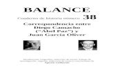 Balance Nº38. Correspondencia entre Abel Paz y Joan Garcia Oliver