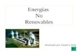 No renovables