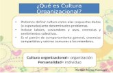 Diapositivas de Cultura. Comportamiento Organizacional