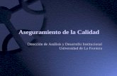 Procedimientos Aseguramiento de la Calidad en la Educación Superior en Chile