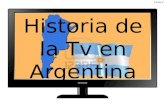 Historia de la tv en argentina