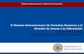 El Sistema Interamericano de Derechos Humanos y el Derecho de Acceso a la Información