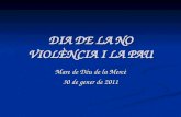 Dia de la no violència i la pau