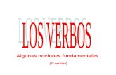 Los verbos (nociones fundamentales) 02
