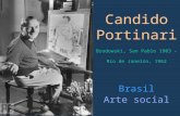 Cándido Portinari (1903-1962) el más grande artista social del Brazil.