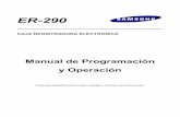 Manual de Programación SAM4S ER-290