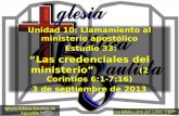 33 las credenciales_del_ministerio (Estudio Bíblico en 2 Corintios)
