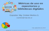 #Aprender3C - Métricas y estadísticas en Repositorios y Bibliotecas Digitales