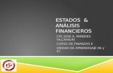 Estados & analisis financieros