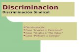 Discriminacion Sindical - Derecho Laboral