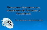 Recursos Humanos En Empresas De Turismo Y HosteleríA