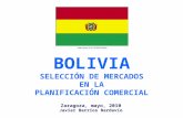 Selección de mercados - Bolivia
