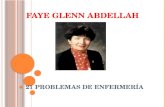 Faye Glenn Abdellah 21 Problemas de enfermería