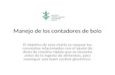 Manejo de los contadores de bolo 2014 Hospital General Univ de Valencia