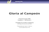 España campeón en los sitios web españoles