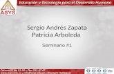 Seminario TICS Sergio Zapata y Patricia Arboleda