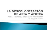 Descolonizacion De  Asia Y  Africa