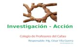 INVESTIGACION ACCION - COLEGIO DE PROFESORES -REGION CALLAO